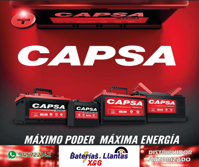 Baterías Capsa de Baterías y Llantas X&G