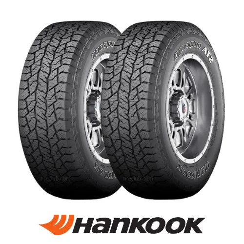 Llantas Hankook Dynapro AT2 con el logo de Hankook